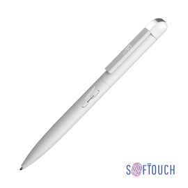 Ручка шариковая 'Jupiter', покрытие soft touch, белый, Цвет: белый