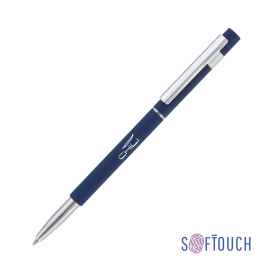 Ручка шариковая 'Star', покрытие soft touch, темно-синий, Цвет: темно-синий