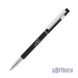 Ручка шариковая 'Star', покрытие soft touch, черный, Цвет: черный