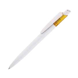 Ручка шариковая 'Dallas', белый с желтым, Цвет: белый с желтым