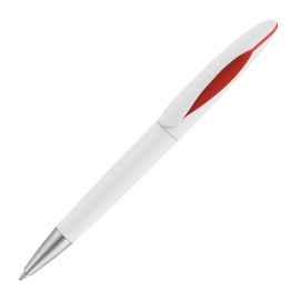 Ручка шариковая 'Sophie', белый с красным, Цвет: белый с красным