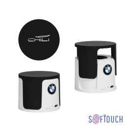 Беспроводная Bluetooth колонка 'Echo', покрытие soft touch, белый с черным, Цвет: белый с черным