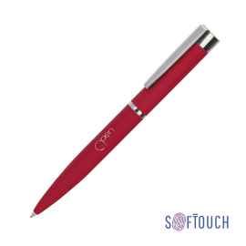 Ручка шариковая 'Alice', покрытие soft touch, красный, Цвет: красный