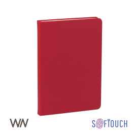 Ежедневник недатированный 'Милан', А5, покрытие soft touch, красный, Цвет: красный