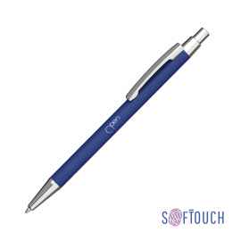 Ручка шариковая 'Ray', покрытие soft touch, синий, Цвет: синий