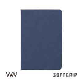 Ежедневник недатированный 'Флоренция', А5, покрытие soft grip, синий, Цвет: синий