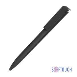 Ручка шариковая TRIAS SOFTTOUCH, черный, Цвет: черный