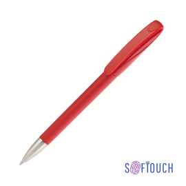 Ручка шариковая BOA SOFTTOUCH M, покрытие soft touch, красный, Цвет: красный