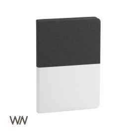 Ежедневник недатированный 'Палермо', формат А5, черный с белым, Цвет: черный с белым