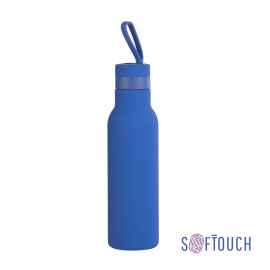 Бутылка для воды 'Фитнес' 700 мл, покрытие soft touch, Синий, Цвет: синий