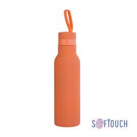 Бутылка для воды 'Фитнес' 700 мл, покрытие soft touch, Оранжевый, Цвет: оранжевый