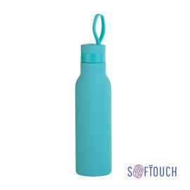 Бутылка для воды 'Фитнес' 700 мл, покрытие soft touch, бирюзовый, Цвет: бирюзовый