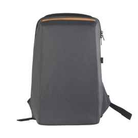 Рюкзак 'City' с USB-разъемом, черный с коричневым, Цвет: черный с коричневым