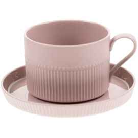 Чайная пара Pastello Moderno, розовая, Цвет: розовый, Объем: 250