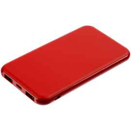 Aккумулятор Uniscend Half Day Type-C 5000 мAч, красный, Цвет: красный