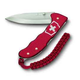 Нож охотника VICTORINOX Evoke Alox 130 мм, 5 функций, с фиксатором лезвия, красный