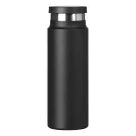 Термобутылка вакуумная герметичная Allegra, черная, Цвет: черный, Объем: 500, Размер: 80x80x240