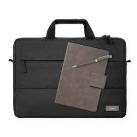 Подарочный набор Forum, серый (сумка, ежедневник, ручка), Цвет: серый, Размер: 360x400x10