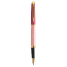 Ручка роллер Waterman Hemisphere Colour Blocking Pink GT, стержень: F, цвет: Black, в подарочной упаковке