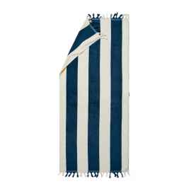 Пляжное полотенце VINGA Valmer, 80х180 см, Синий, Цвет: темно-синий, белый, Размер: Длина 180 см., ширина 80 см., высота 0,5 см., диаметр 0 см.