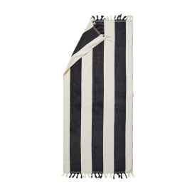 Пляжное полотенце VINGA Valmer, 80х180 см, Черный, Цвет: черный, белый, Размер: Длина 180 см., ширина 80 см., высота 0,5 см., диаметр 0 см.