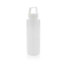 Бутылка с ручкой из переработанного полипропилена RCS, 500 мл, Белый, Цвет: белый,, Размер: , высота 22,5 см., диаметр 6,6 см.