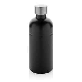 Герметичная вакуумная бутылка Soda из переработанной нержавеющей стали RCS, 800 мл, Черный, Цвет: черный,, Размер: , высота 21,4 см., диаметр 8,2 см.