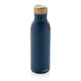 Бутылка для воды Avira Alcor из переработанной стали RCS, 600 мл, Синий, Цвет: темно-синий,, Размер: , высота 22,5 см., диаметр 6,7 см.
