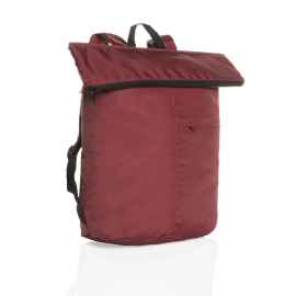 Легкий складной рюкзак Dillon из rPET AWARE™, Красный, Цвет: красный,, Размер: Длина 30 см., ширина 14,5 см., высота 46 см., диаметр 0 см.