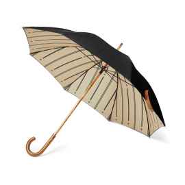 Зонт VINGA Bosler из rPET AWARE™, d106 см, Черный, Цвет: черный,, Размер: Длина 89 см., высота 89 см., диаметр 103 см.