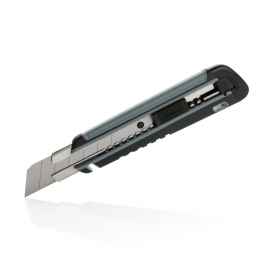 Строительный нож из переработанного пластика RCS с линейкой на корпусе, Серый, Цвет: серый,, Размер: Длина 19,9 см., ширина 4,3 см., высота 2,2 см., диаметр 0 см.
