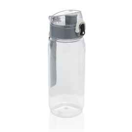 Герметичная бутылка для воды Yide из rPET RCS, 600 мл, Прозрачный, Цвет: прозрачный,, Размер: , высота 21,4 см., диаметр 7,4 см.