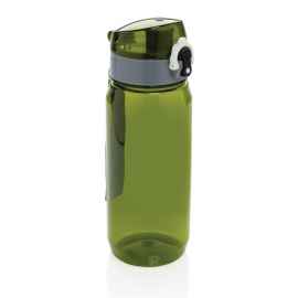 Герметичная бутылка для воды Yide из rPET RCS, 600 мл, Зеленый, Цвет: зеленый,, Размер: , высота 21,4 см., диаметр 7,4 см.
