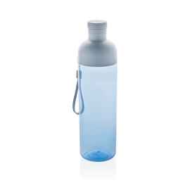 Герметичная бутылка для воды Impact из rPET RCS, 600 мл, Синий, Цвет: синий,, Размер: , высота 24,3 см., диаметр 6,5 см.