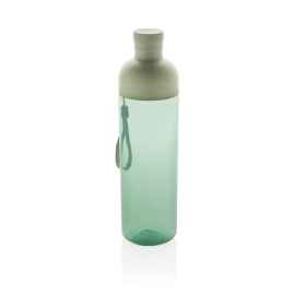 Герметичная бутылка для воды Impact из rPET RCS, 600 мл, Зеленый, Цвет: зеленый,, Размер: , высота 24,3 см., диаметр 6,5 см.