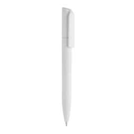 Мини-ручка Pocketpal из переработанного пластика GRS, Белый, Цвет: белый,, Размер: , высота 11,5 см., диаметр 1 см.