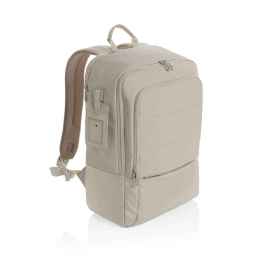 Дорожный рюкзак для ноутбука Armond из rPET AWARE™, 15,6”, Бежевый, Цвет: бежевый,, Размер: Длина 31 см., ширина 15 см., высота 44 см., диаметр 0 см.