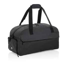 Дорожная сумка Kazu из rPET AWARE™, Черный, Цвет: черный,, Размер: Длина 50,5 см., ширина 23 см., высота 25,5 см., диаметр 0 см.
