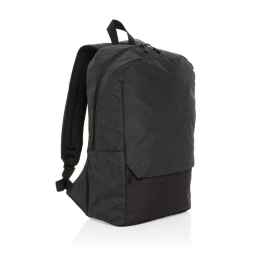 Рюкзак для ноутбука Kazu из rPET AWARE™, 15,6’’, Черный, Цвет: черный,, Размер: Длина 28 см., ширина 16 см., высота 46,8 см., диаметр 0 см.