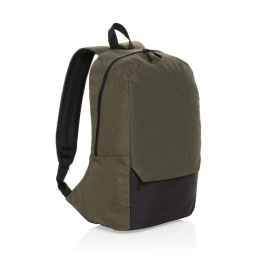 Рюкзак для ноутбука Kazu из rPET AWARE™, 15,6’’, Зеленый, Цвет: зеленый,, Размер: Длина 28 см., ширина 16 см., высота 46,8 см., диаметр 0 см.