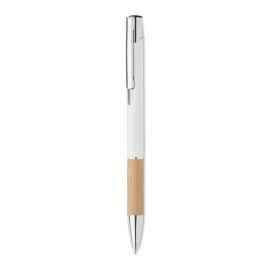 Ручка шариковая, белый, Цвет: белый, Размер: 1x13.6 см