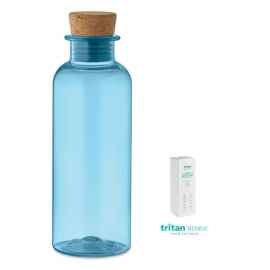 Бутылка 500 мл, прозрачно-голубой, Цвет: прозрачно-голубой, Размер: 6.5x20 см