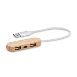 Разветвитель USB, древесный