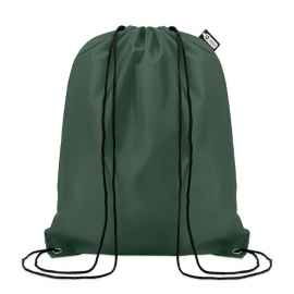 Рюкзак на шнурках, тёмно-зелёный, Цвет: Тёмно-зелёный, Размер: 36x40 см