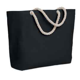 Пляжная сумка с ручками, черный, Цвет: черный, Размер: 55x15x39 см