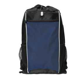 Рюкзак Fab, т.синий/чёрный, 47 x 27 см, 100% полиэстер 210D, Цвет: темно-синий, Размер: 46 x 27 см