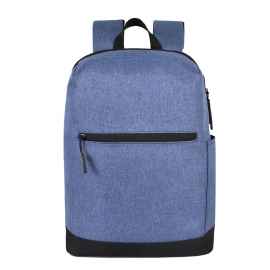 Рюкзак Boom, синий/чёрный, 43 x 30 x 13 см, 100% полиэстер 300 D, Цвет: синий с черным, Размер: 43 x 30 x 13 см