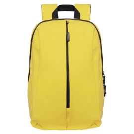 Рюкзак 'Go', жёлтый, 41 х 29 х15,5 см, 100%  полиуретан, Цвет: желтый, Размер: 41 x 29см