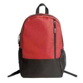 Рюкзак PULL, красный/чёрный, 45 x 28 x 11 см, 100% полиэстер 300D+600D, Цвет: красный, черный, Размер: 45 x 28 x 11 см