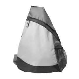 Рюкзак Pick, белый/серый/чёрный, 41 x 32 см, 100% полиэстер 210D, Цвет: белый, Размер: 41 x 32 см